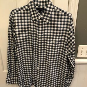Banana Republic Checkered Button Down